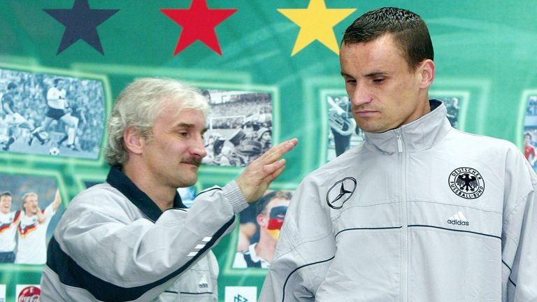 Martin Max debütierte 2002 im Trikot der deutschen Nationalmannschaft unter Trainer Rudi Völler.