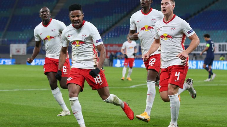 CHRISTOPHER NKUNKU: Trifft in seinem 14. Champions-League-Einsatz erstmals in der Königsklasse. Erzielt per Distanzschuss den Ausgleich zum 1:1 (42.) gegen seinen Ex-Klub. Lässt sich vor dem Treffer im Strafraum gut nach hinten abfallen. 