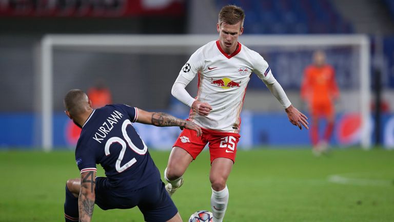 DANI OLMO: Große Chance zur Führung (45.), knapp über das Tor. 