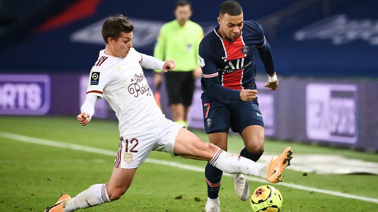 Paris Saint-Germain kommt gegen Girondins Bordeaux nicht über ein Remis hinaus.