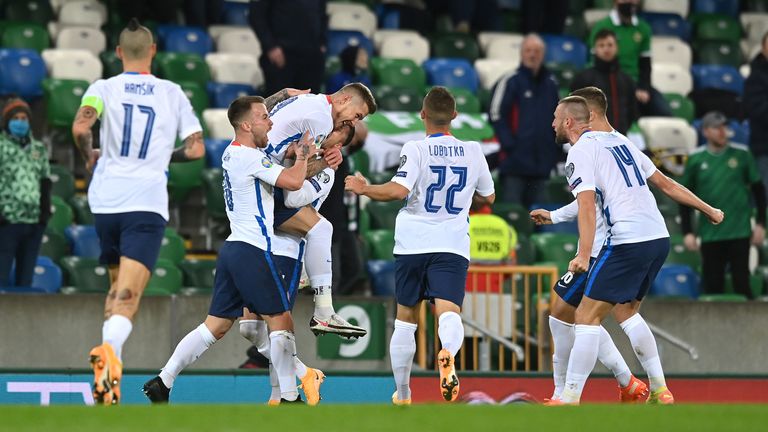 GRUPPE E: Slowakei - die Osteuropäer setzten sich in den Playoffs mit 1:0 gegen Nordirland durch.