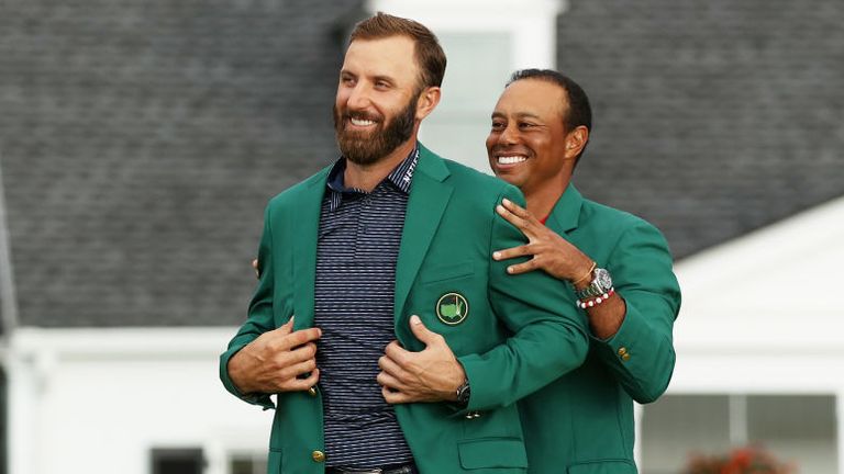 Dustin Johnson tritt die Nachfolge von Tiger Woods an.
