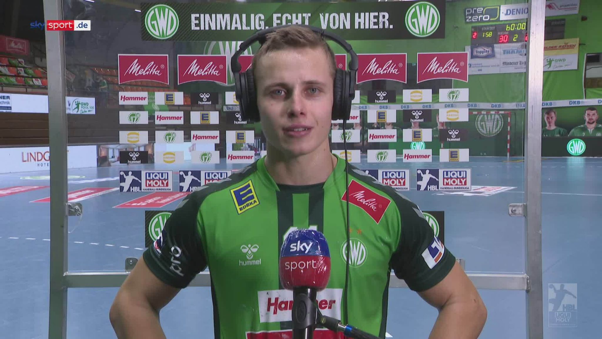 Handball Video Mats Korte über die aktuellen Schwächen bei GWD Minden Handball News Sky Sport