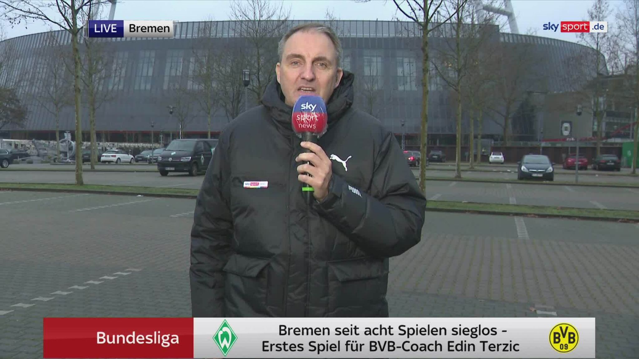 Bremen Video Sky Reporter über Ausgangslage vor BVB-Partie Fußball News Sky Sport