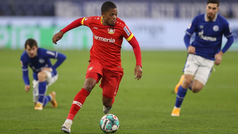 PLATZ 10: Leon Bailey (Bayer 04 Leverkusen), Maximaltempo: 34,9 km/h