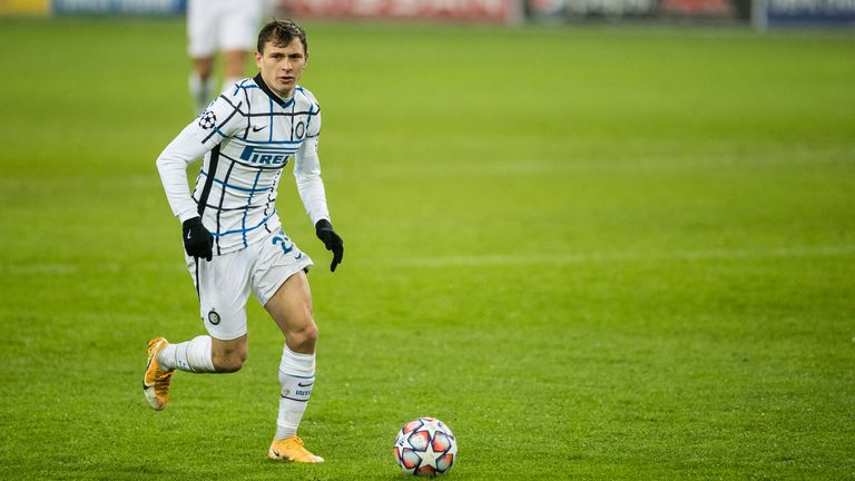 2. Platz: Nicolò Barella (Inter Mailand) 57,821 km