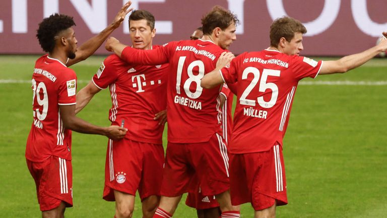 Die Offensive mit Lewandowski, Müller, Coman, etc. ist das Prunkstück des FC Bayern.
