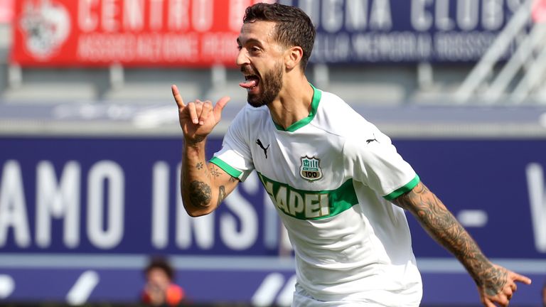 PLATZ 9: Francesco Caputo (US Sassuolo) - 19 Tore (30 Spiele)