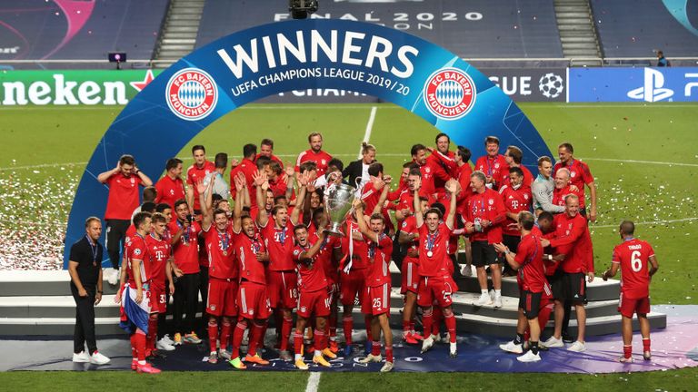 Der FC Bayern gewann in dieser Saison fünf Titel und wurde nun zur Mannschaft des Jahres gekürt.