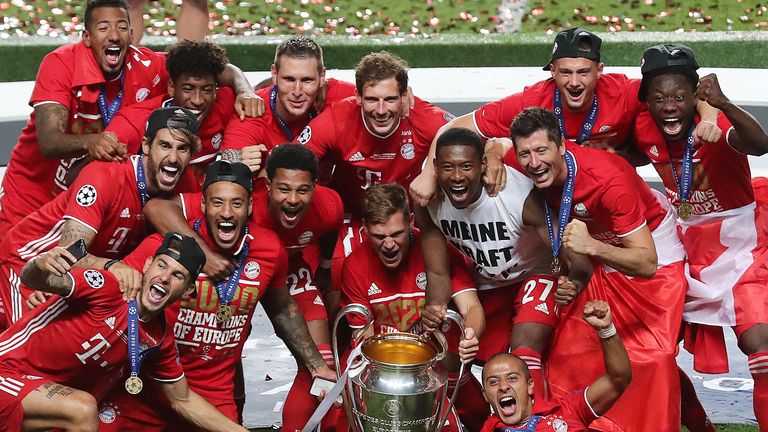 Der FC Bayern gewann in dieser Saison fünf Titel.