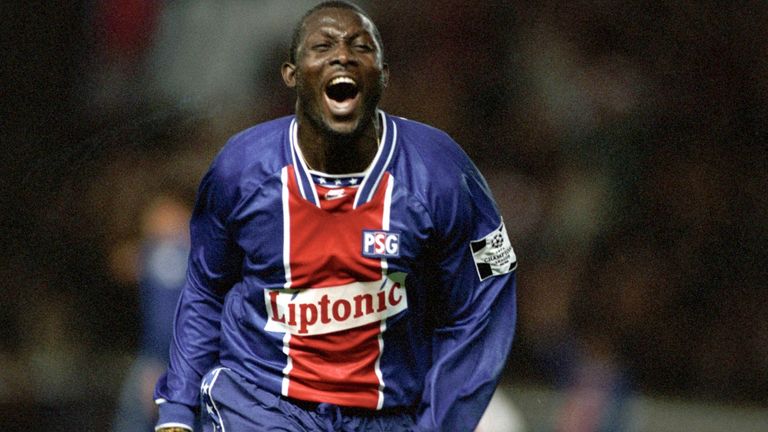 World Footballer 1995: George Weah (Liberia, Paris Saint-Germain / Milan)