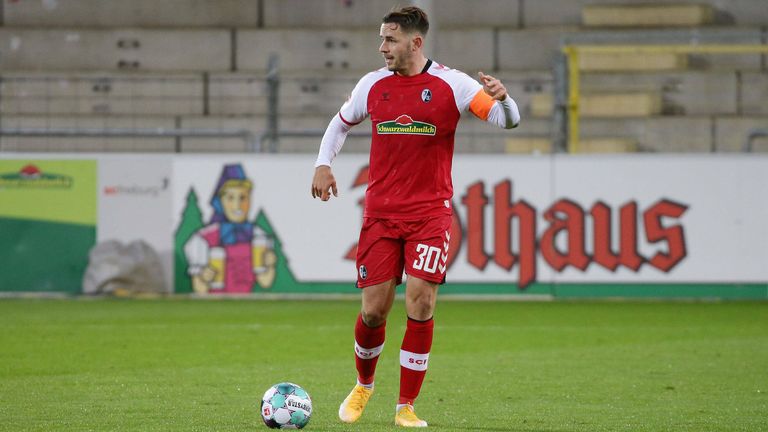 PLATZ 10: Christian Günter (SC Freiburg), Maximaltempo: 34,9 km/h