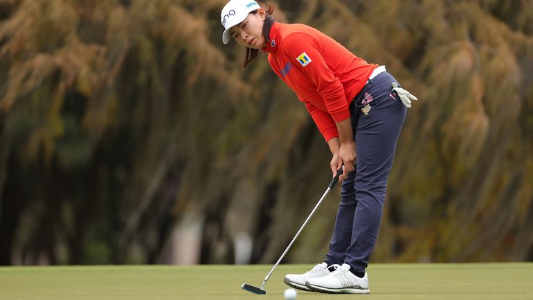 Hinako Shibuno führt die Tabelle der US Women's Open an.