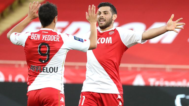 Platz 2: Kevin Volland (r.) und Wissam Ben Yedder (AS Monaco) - 4 Tore