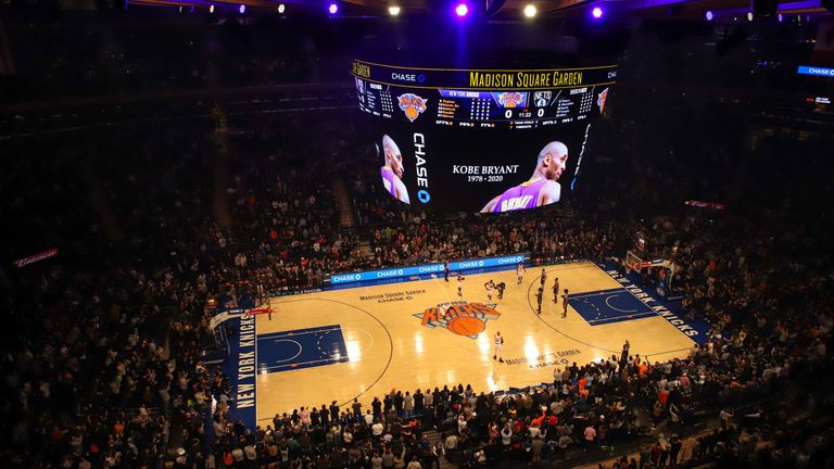 26. Januar: Gedenkminute für Kobe Bryant