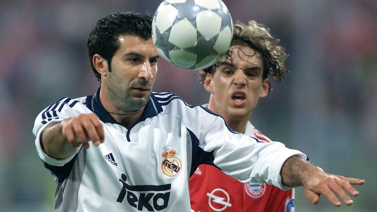 Weltfußballer 2001: Luis Figo (Portogallo, Real Madrid).