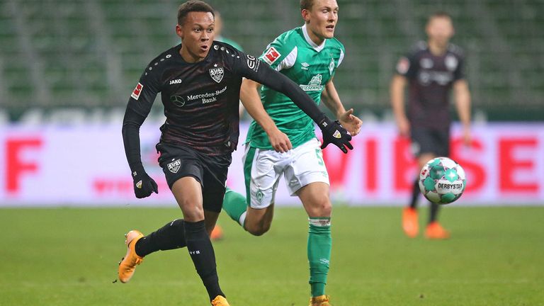 PLATZ 6: Roberto Massimo (VfB Stuttgart), Maximaltempo: 35,1 km/h