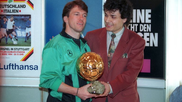 World Footballer: 1991 - Lothar Matthews (Germania, Inter).