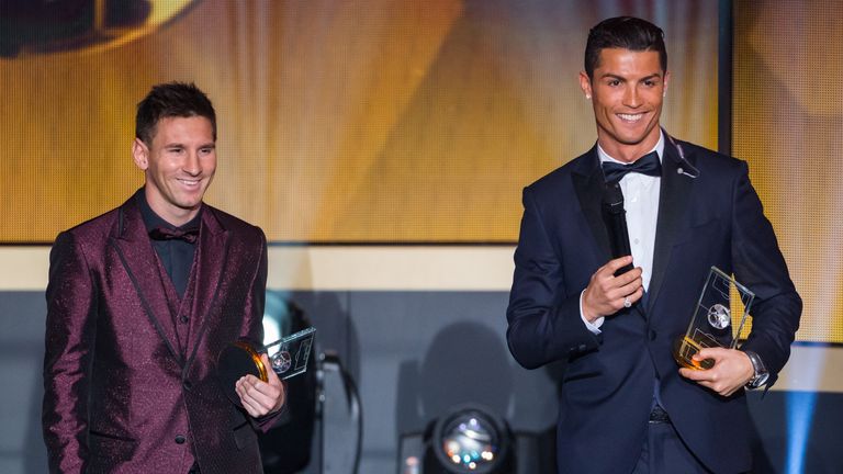 Lionel Messi (l.) und Cristiano Ronaldo haben zusammengerechnet elf Mal den Ballon d&#39;Or gewonnen.