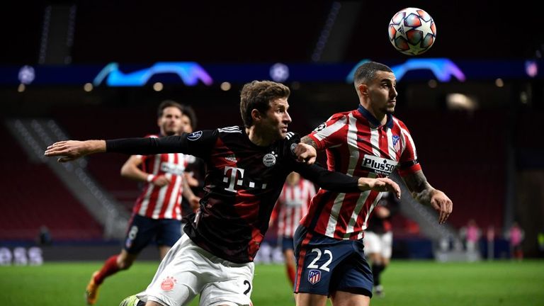 Thomas Müller trifft per Elfmeter gegen Atletico Madrid.