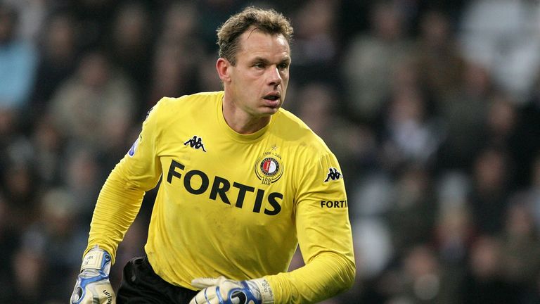 Platz 8: Rob van Dijk/Niederlande (Feyenoord), Kalmar FF gegen Feyenoord (02.10.2008), 39,71 Jahre (Europa League)