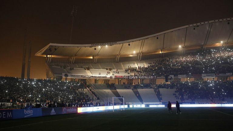 Third place: Ataturk Olympic Stadium, Istanbul (83,000 seats)