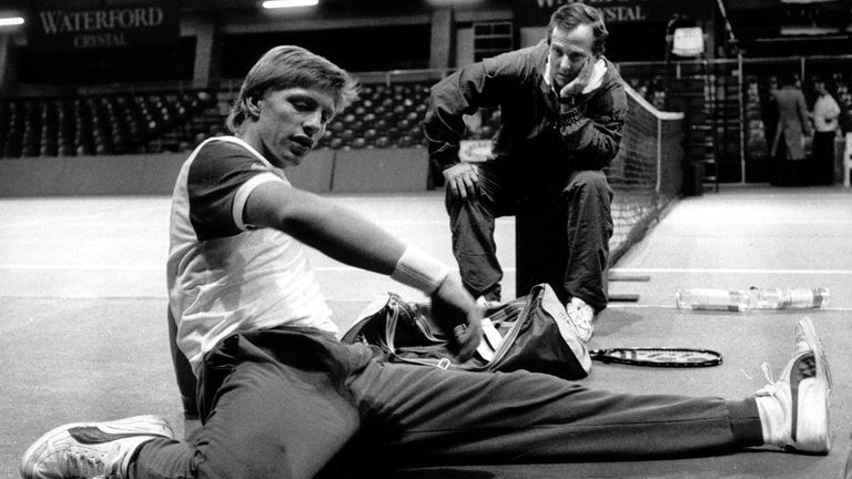Mit Bob Brett als Trainer wurde Boris Becker 1991 Weltranglistenerster.