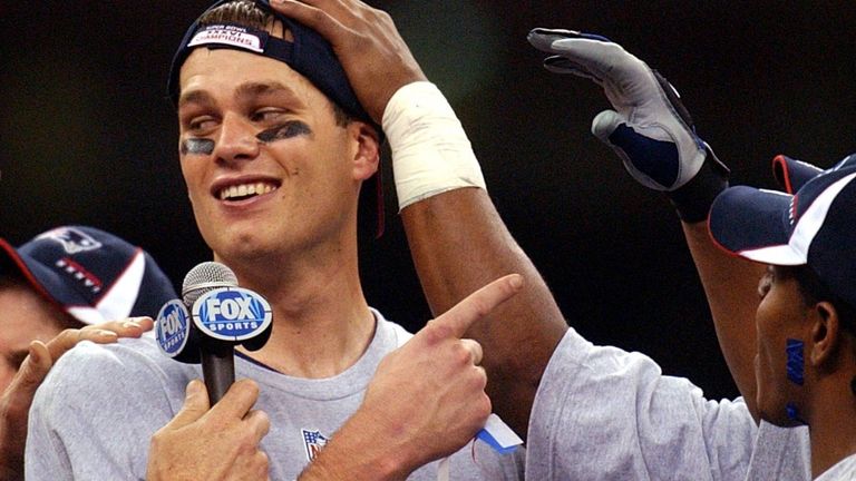 2002 - Super Bowl 36: Tom Brady (New England Patriots) 