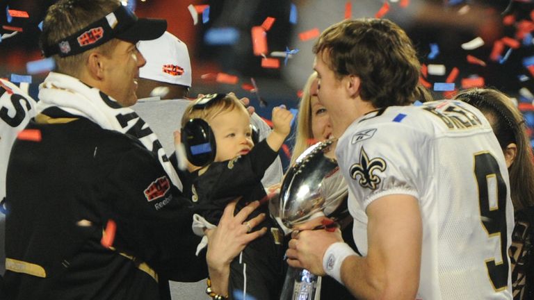 2010 - Super Bowl 44: Drew Brees (New Orleans Saints)