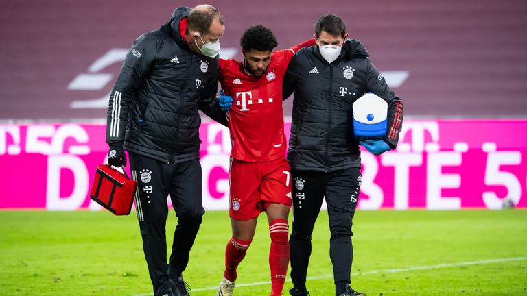 Serge Gnabry musste gegen Mainz verletzungsbedingt ausgewechselt werden.
