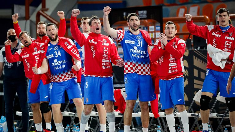 Die kroatische Nationalmannschaft zieht als Gruppensieger in die Hauptrunde ein.