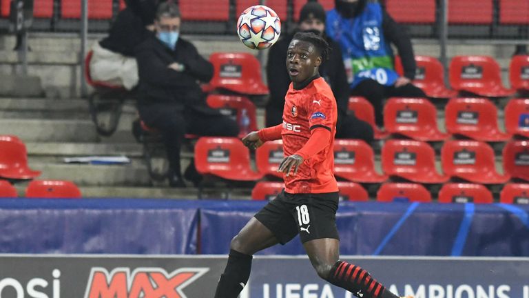 Platz 7: Jeremy Doku (Stade Rennes) - Marktwert: 20,1 Millionen Euro | Veränderung im Vergleich zum Oktober 2020: +12,3 Millionen Euro