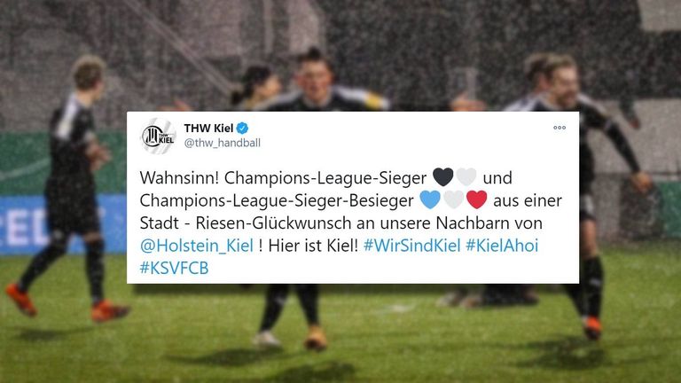 Die Netzreaktionen zum Sieg von Holstein Kiel gegen den FC Bayern.