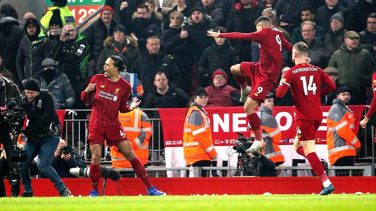 Liverpools letzter PL-Sieg: 2:0 am 19.01.2020 (Torschützen: 1:0 Virgil van Dijk, 2:0 Mohamed Salah)