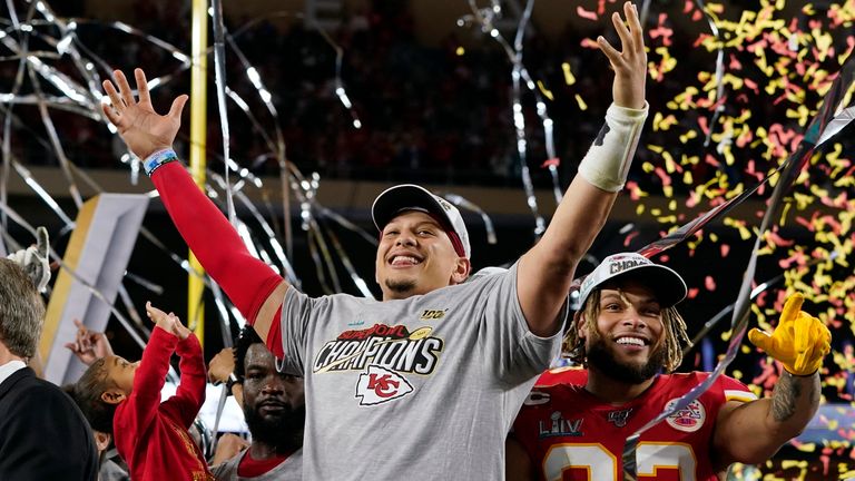 2020 - Super Bowl 54: Patrick Mahomes (Kansas City Chiefs)