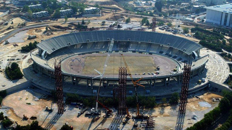 18th place: Athens Olympic Stadium, Athens (71,030 seats)