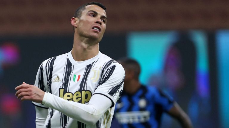 Cristiano Ronaldo und Juve hinken in der Serie A fünf Teams hinterher. 