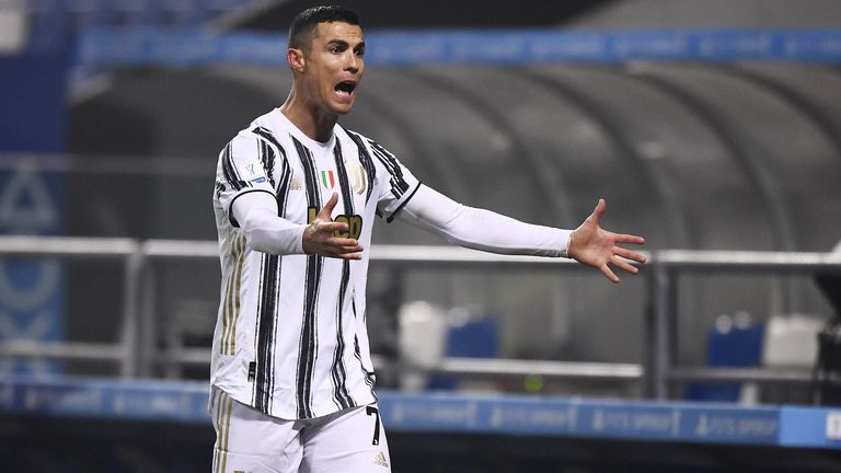 und Cristiano Ronaldo (Juventus Turin)