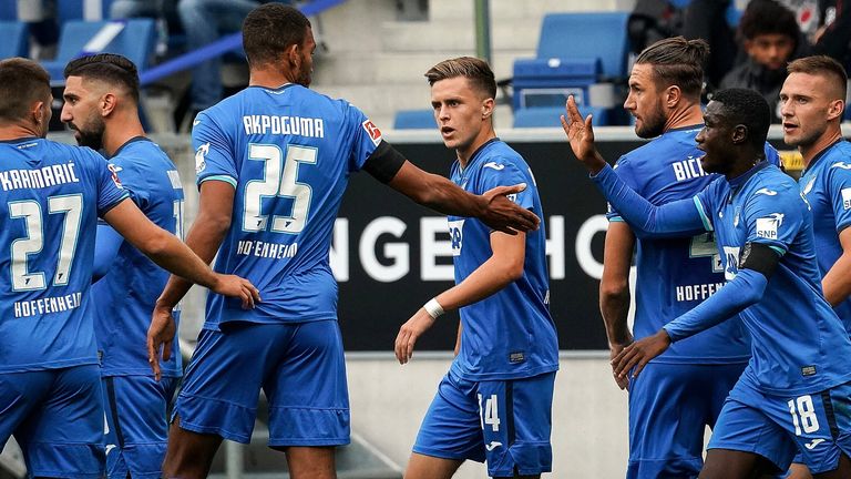 TSG Hoffenheim: Fünf (zuletzt von 17.6.2020 bis 27.9.2020)