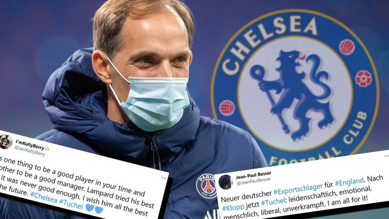 Thomas Tuchel wird nach Sky Informationen neuer Chelsea-Trainer. Twitter-User reagieren auf diese Meldung auf unterschiedliche Art und Weise.