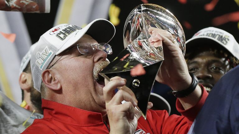 Andy Reid, Headcoach der Kansas City Chiefs.