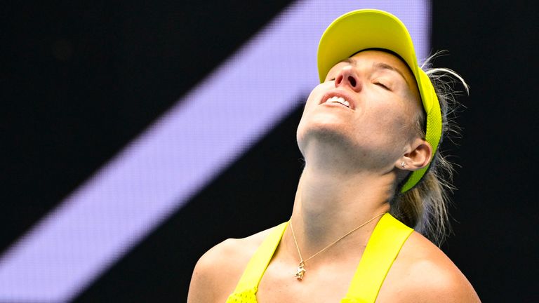 Für Angelique Kerber sind die Australian Open beendet.
