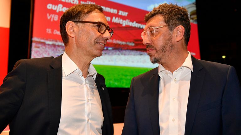 VfB-Vizepräsident Bernd Gaiser (l.) tritt von seinem Amt zurück. 