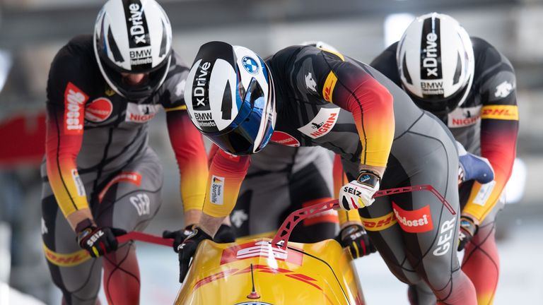 Francesco Friedrich hat sich im Vierer Rekord-Gold geholt.