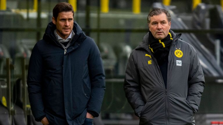 Sebastian Kehl (l.) soll 2022 Michael Zorc beim BVB als Sportdirektor beerben. 