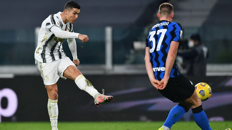 Cristiano Ronaldo steht mit Juventus im Finale der Coppa Italia.