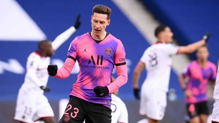 Julian Draxler trifft gegen Nizza.