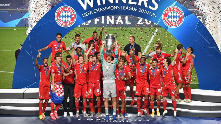 Platz 3: FC Bayern, 96 Spiele, 48 Siege, 20 Remis, 28 Niederlagen, 186 Tore, 120 Gegentore, 164 Punkte