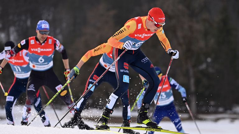 Die deutschen Kombinierer holen Silber bei der WM in Oberstdorf.