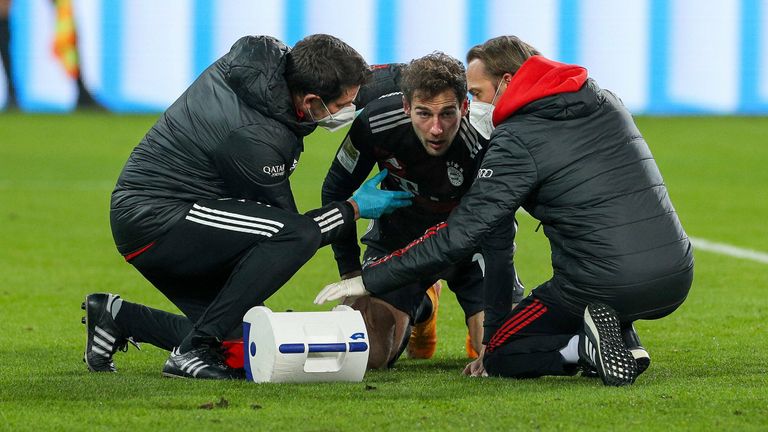 Ein Einsatz von Leon Goretzka bei der Klub-WM ist fraglich.